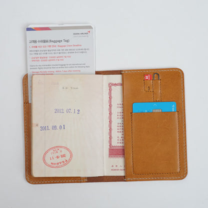 Aaronscase Genuine Leather Passport Holder (Wholesale/Manufacturer)
