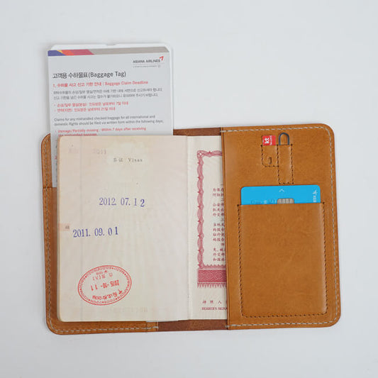Portapassaporto in vera pelle (produzione OEM e fornitura all'ingrosso)