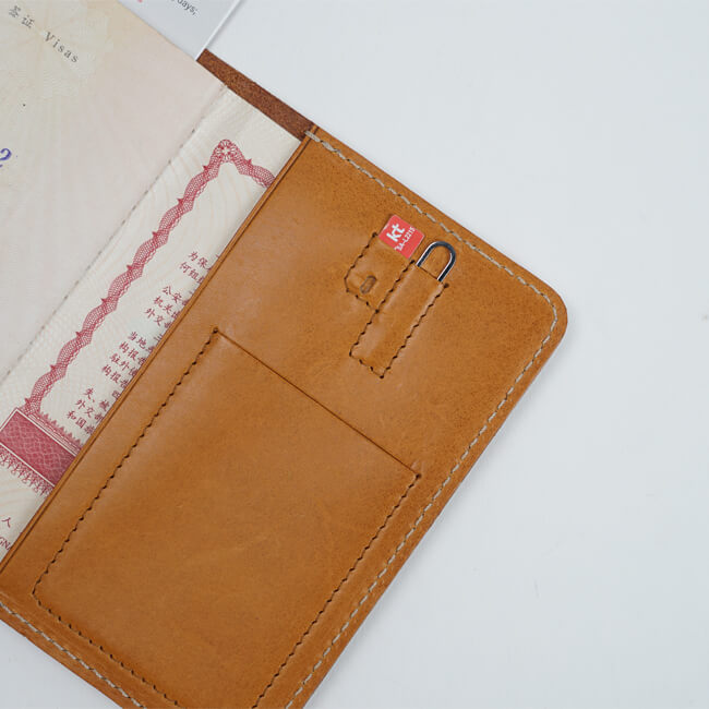 Aaronscase Genuine Leather Passport Holder (Wholesale/Manufacturer)