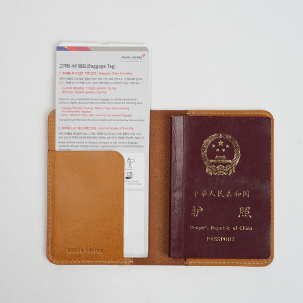Aaronscase Genuine Leather Passport Holder (Wholesale/Manufacturer)