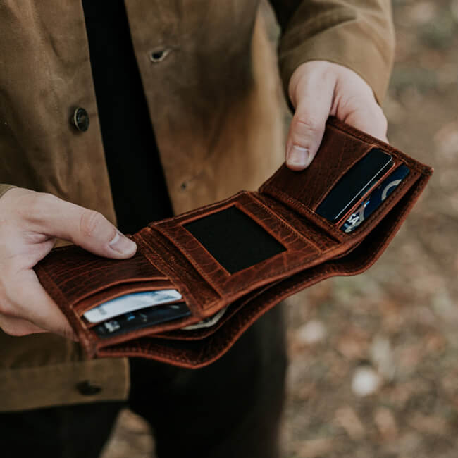 Aaronscase Genuine Leather Customizable Wallet (Wholesale Manufacturer)
