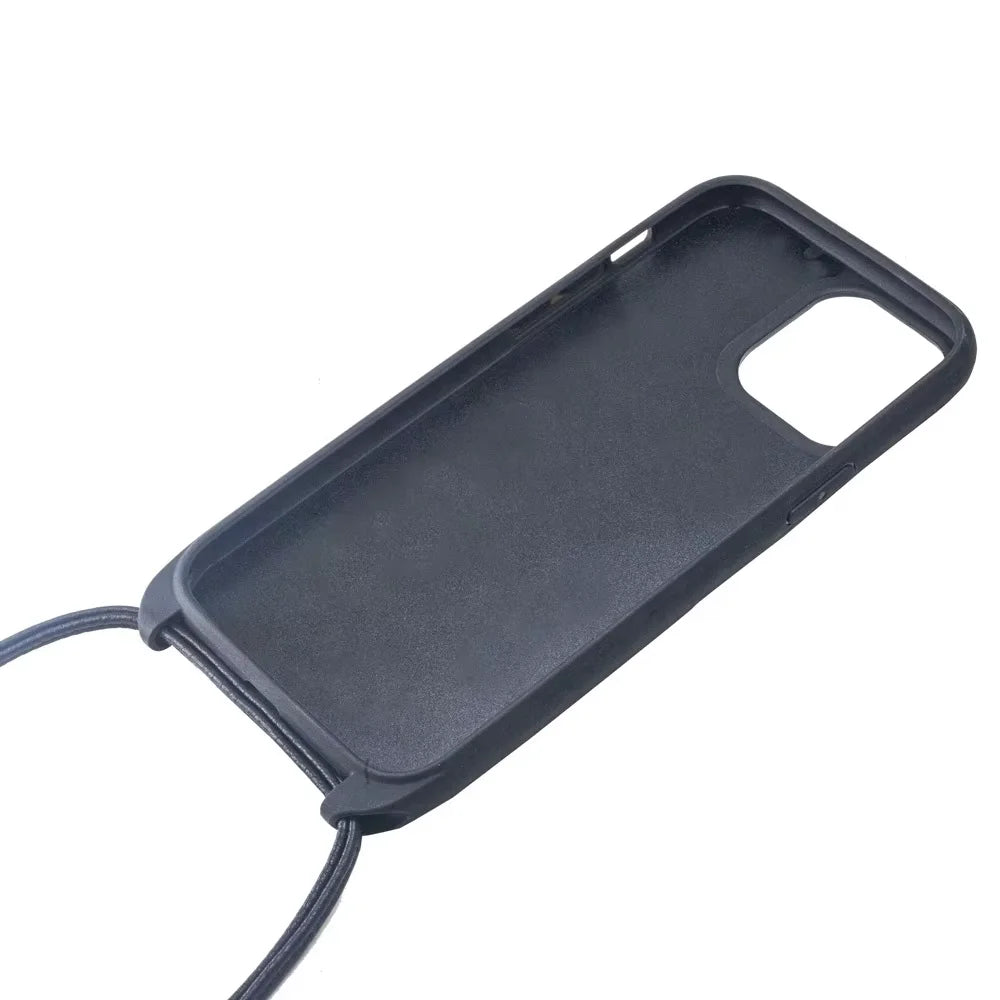 Genuine Leather Crossbody Wallet Phone Case for iPhone 13 Series image 3