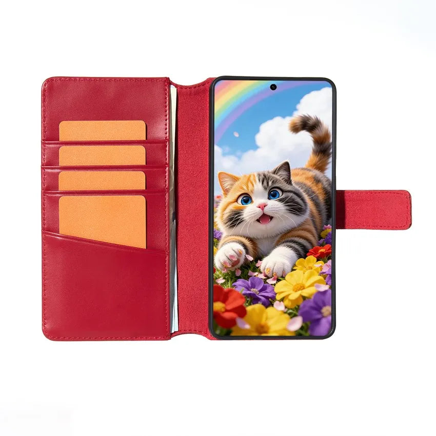 Genuine Leather RFID Wallet Phone Case for Samsung Galaxy Z Fold Series image 2