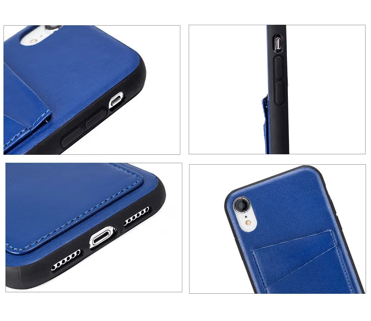 Genuine Leather Phone Case for Customizable Device Models image 2