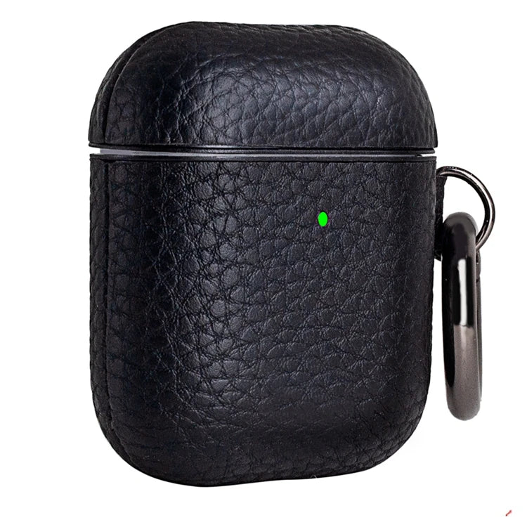 Genuine Leather Rechargeable AirPods / Earphone Case - image 5