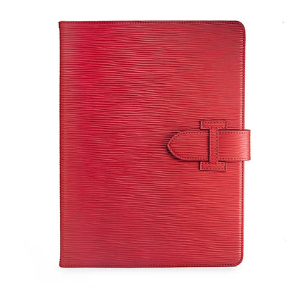 Top-Grain Leather Folio Card Slots Laptop / Tablet Sleeve for iPad Air - image 2