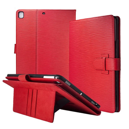 Top-Grain Leather Folio Card Slots Laptop / Tablet Sleeve for iPad Air - image 1