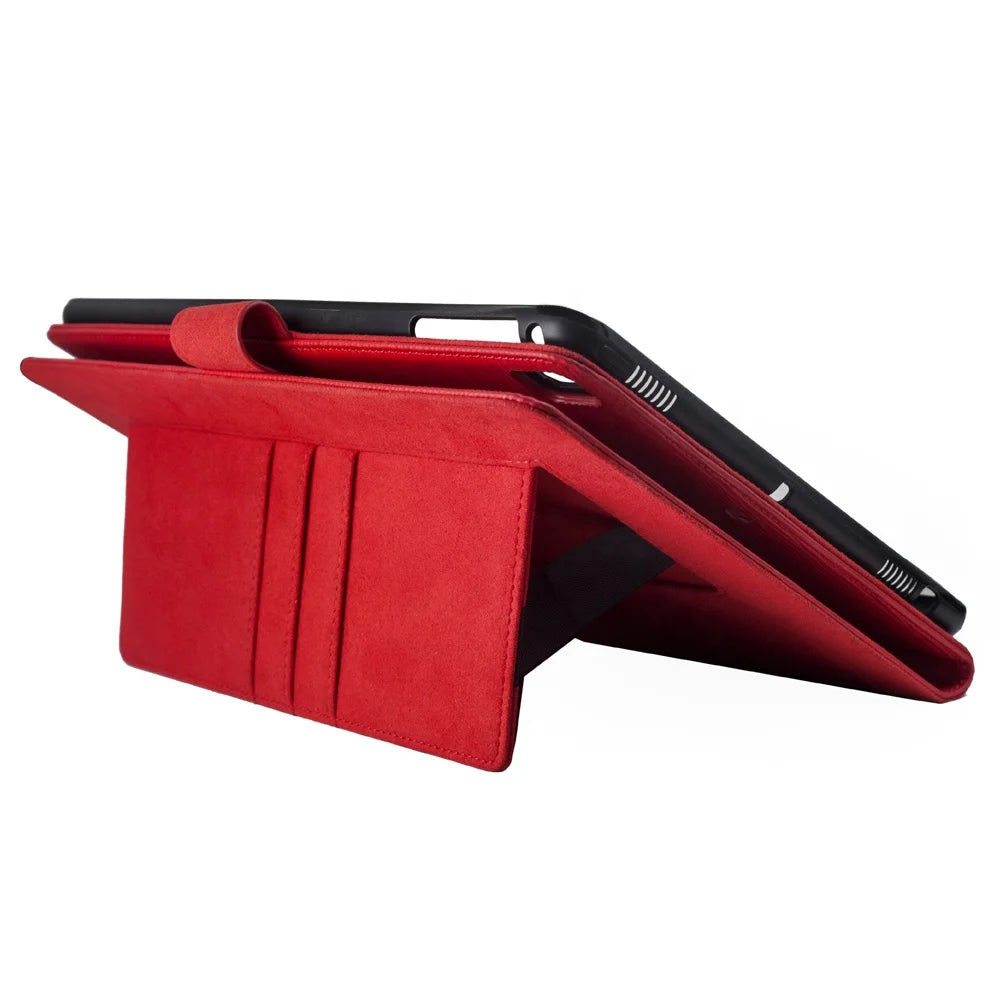 Top-Grain Leather Folio Card Slots Laptop / Tablet Sleeve for iPad Air - image 5