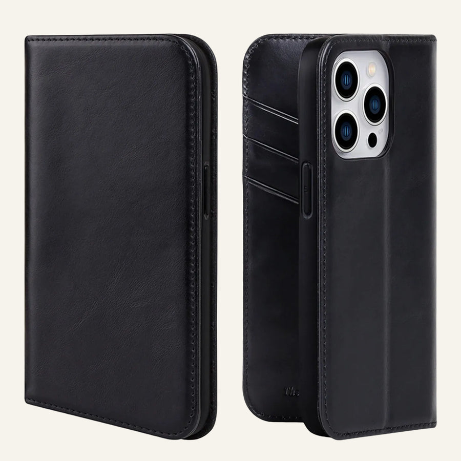 Natural Leather Shockproof Phone Case for iPhone 15 Series - image 2