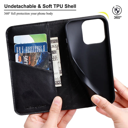 Natural Leather Phone Case for iPhone 15 Series image 5