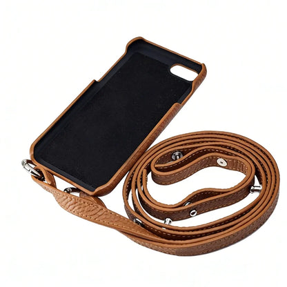 Genuine Leather Crossbody Wallet Phone Case for Customizable Device Models image 2