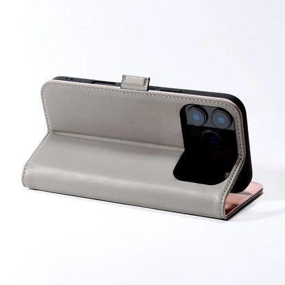 Genuine Leather Folio Wallet Phone Case for iPhone 17 Series image 2