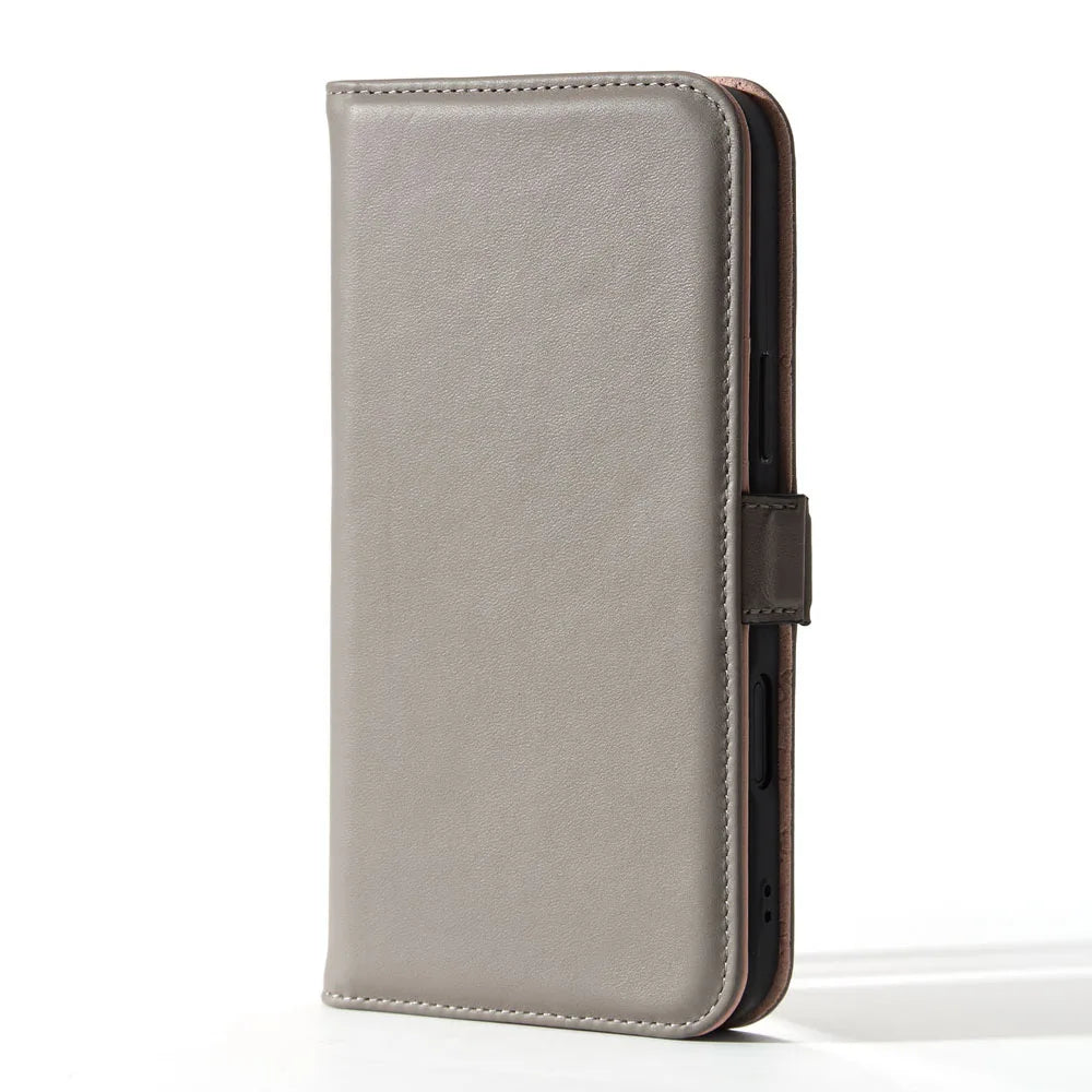 Genuine Leather Folio Wallet Phone Case for iPhone 17 Series image 6