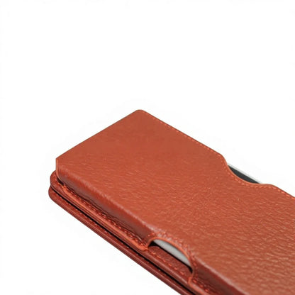 Genuine Leather Wallet Phone Case for Customizable Device Models image 6