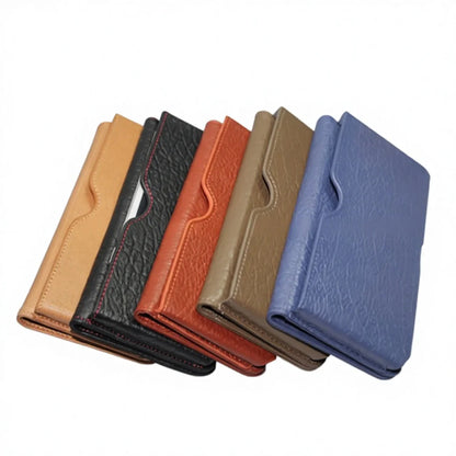Genuine Leather Wallet Phone Case for Customizable Device Models image 2