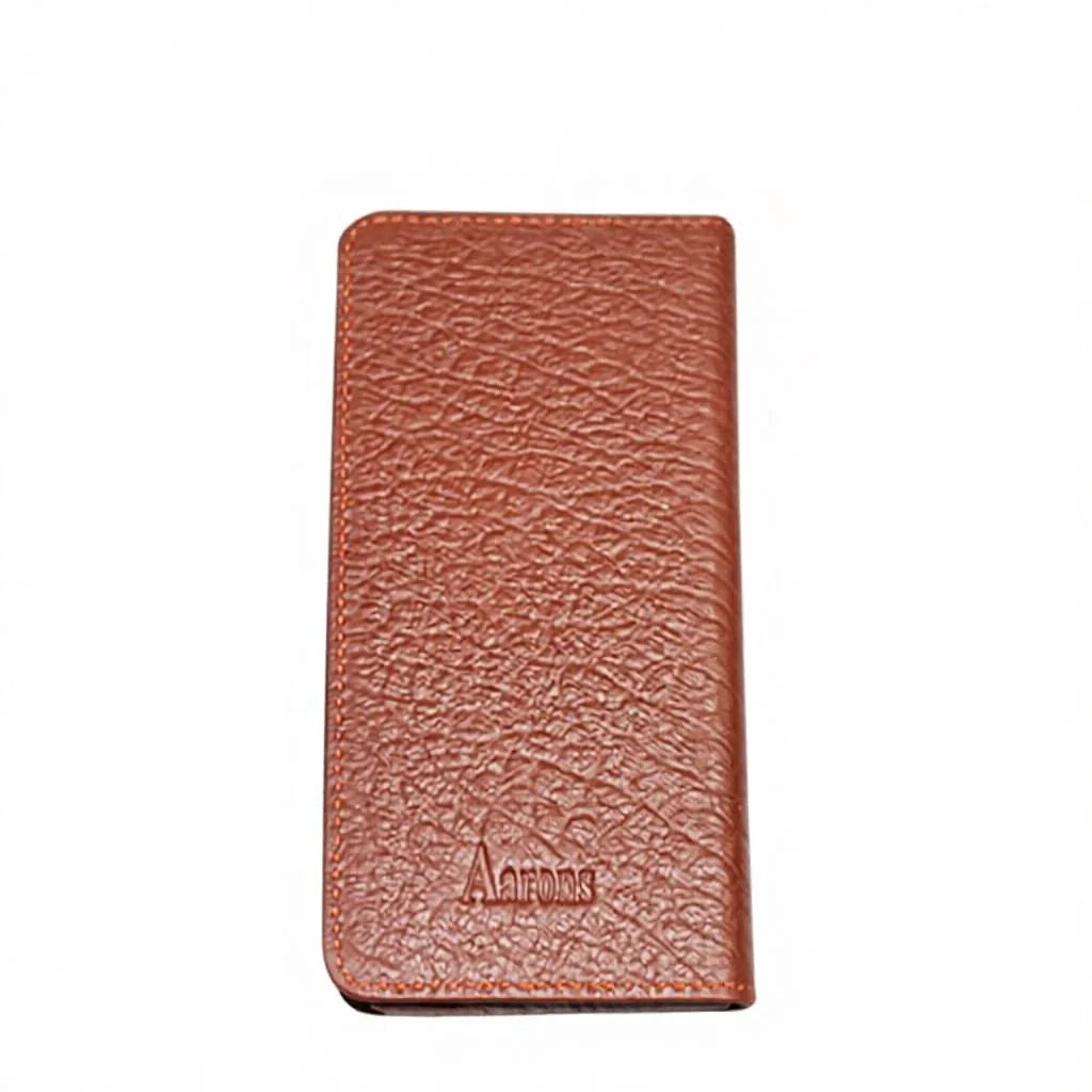 Genuine Leather Wallet Phone Case for Customizable Device Models image 1