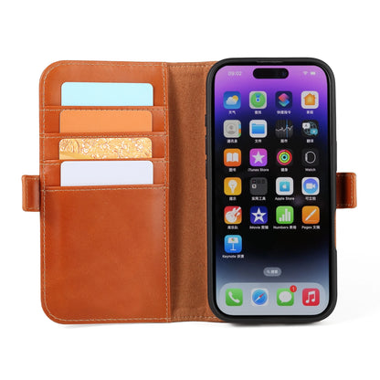 Genuine Leather Wallet Phone Case for iPhone 16 Series image 3