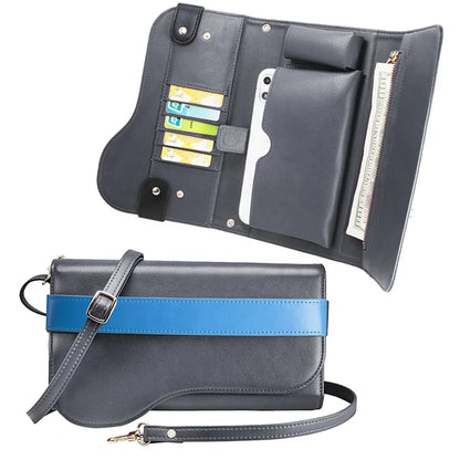 Genuine Leather Wallet Phone Case for iPhone 12 Series image 1