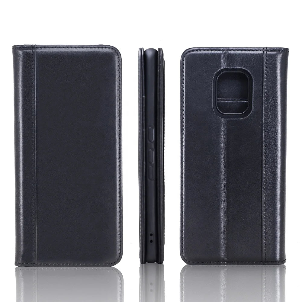 Genuine Leather RFID Anti-EMF Magnetic Folio Wallet - image 1