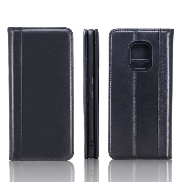 Genuine Leather RFID Anti-EMF Magnetic Folio Wallet - image 1