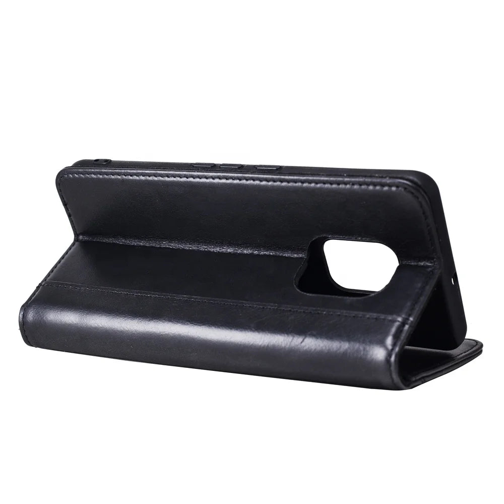 Genuine Leather RFID Anti-EMF Magnetic Folio Wallet - image 3