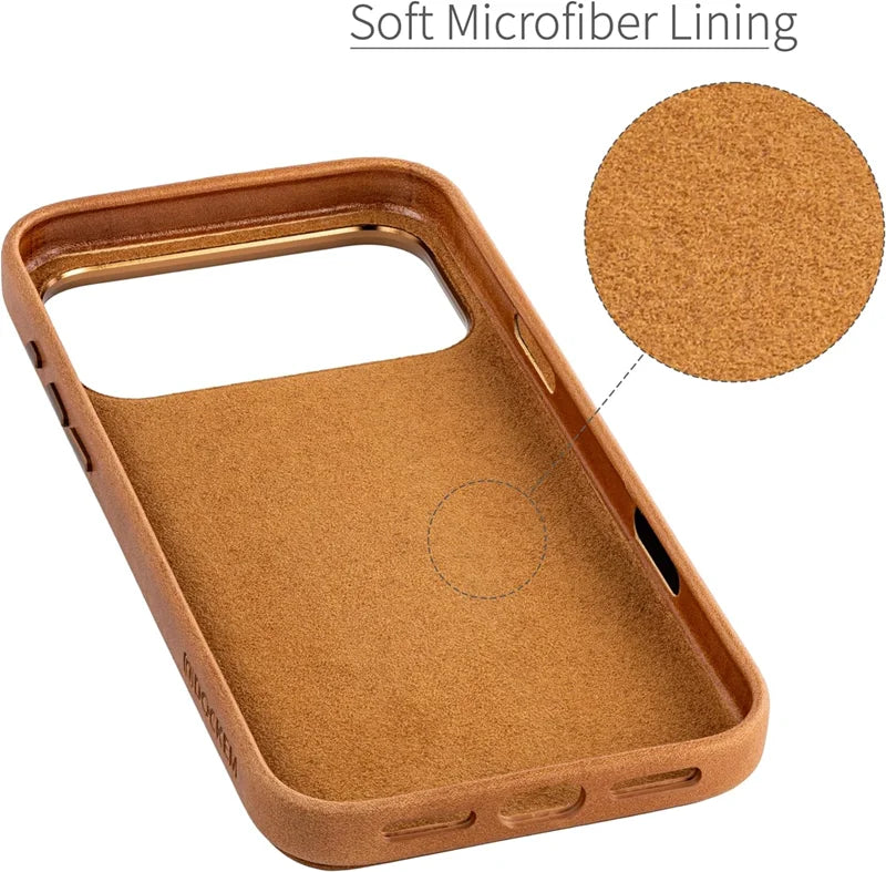Genuine Leather Wallet Phone Case for iPhone 17 Series image 3
