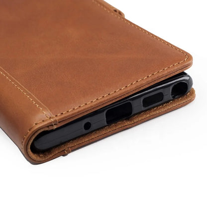 Genuine Leather Folio Shockproof Wallet Phone Case for Samsung Galaxy Note 10 Series - image 4