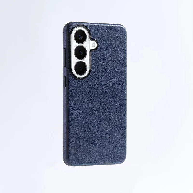 Top-Grain Leather Phone Case for Customizable Device Models image 4