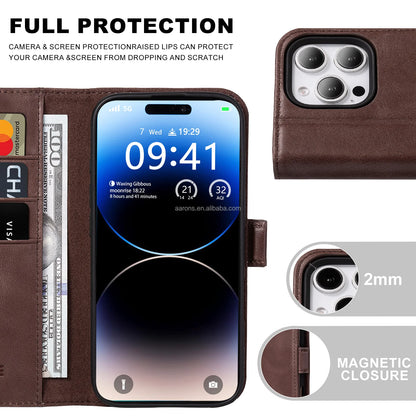 Genuine Leather Phone Case for iPhone 16 Series image 3