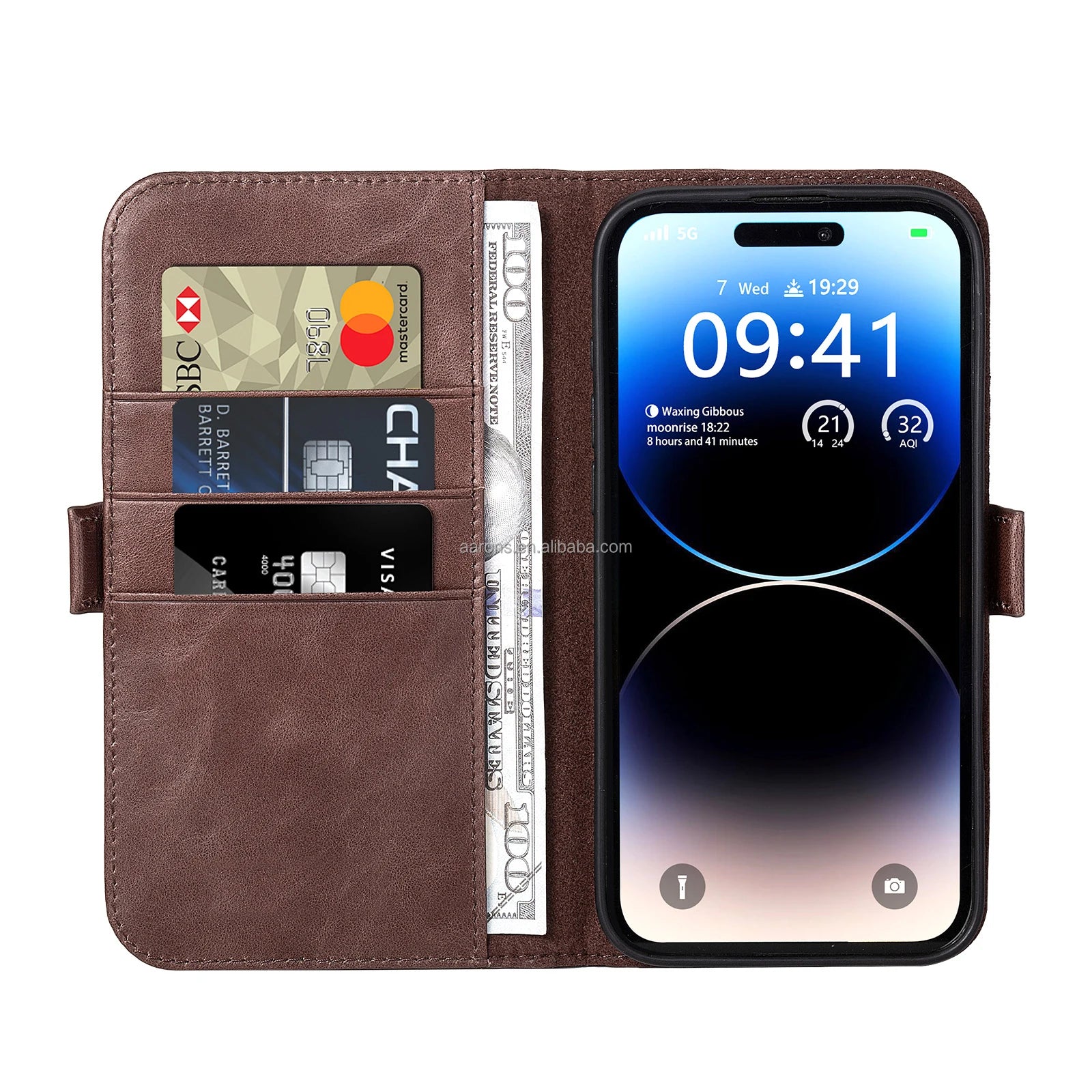 Genuine Leather Phone Case for iPhone 16 Series image 2