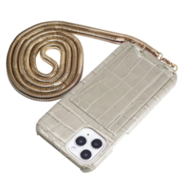 Genuine Leather Crossbody Shockproof Wallet Phone Case for Custom Phone Models Style 02 - image 1