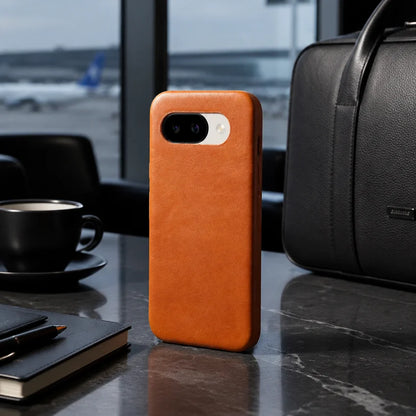 Genuine Leather Slim Full Wrap Phone Case for Google Pixel 10 Series - image 5