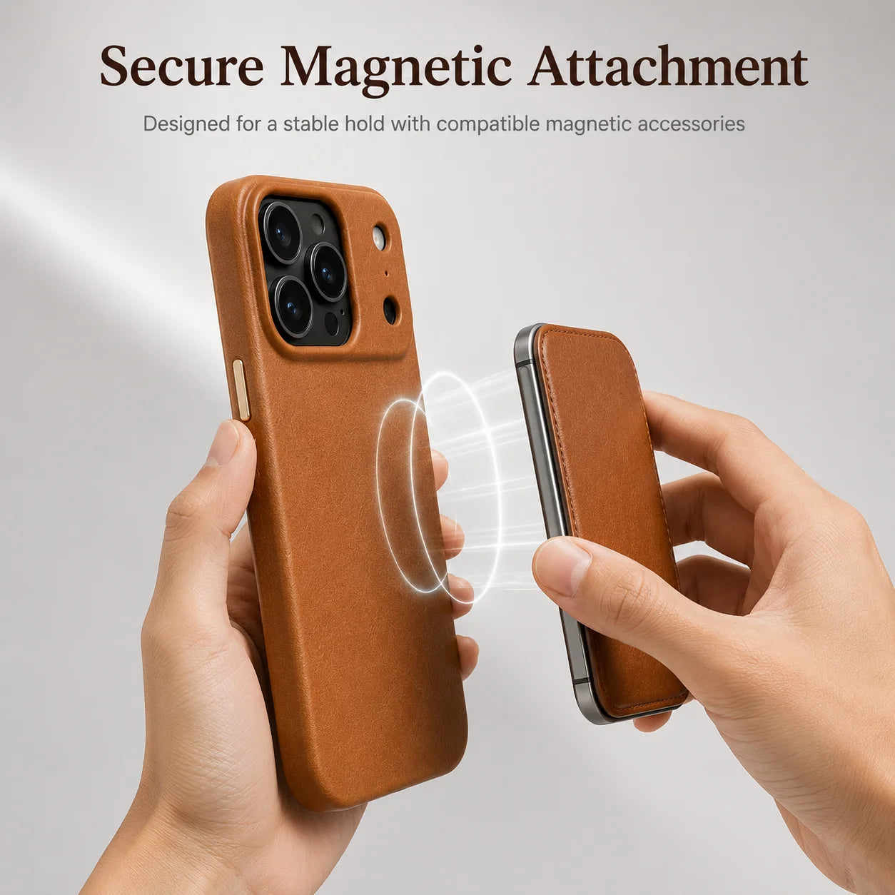 Genuine Leather Slim Phone Case for iPhone 18 Series image 3