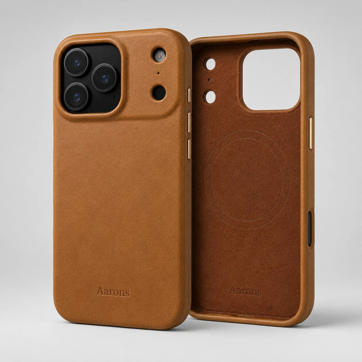 Genuine Leather Slim Phone Case for iPhone 18 Series image 1