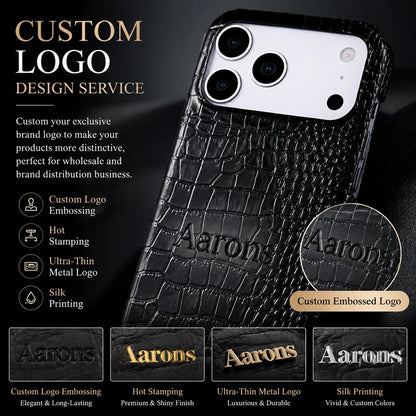 Top-Grain Leather Slim Phone Case for iPhone 17 Series image 2