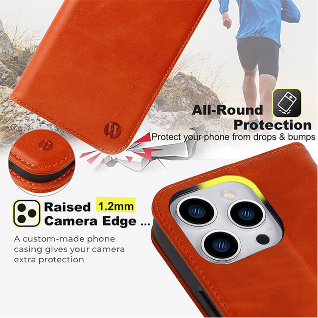 Aaronscase Custom Genuine Leather iPhone 16 Case (Wholesale / Manufacturer)
