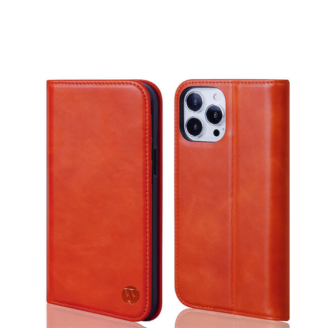 Custom Genuine Leather iPhone 16 Case (Wholesale/OEM Manufacturer)