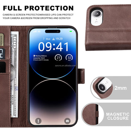Genuine Leather Slim Phone Case for iPhone 16 Series image 6