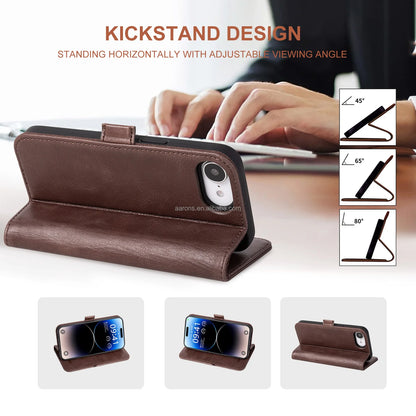 Genuine Leather Slim Phone Case for iPhone 16 Series image 4
