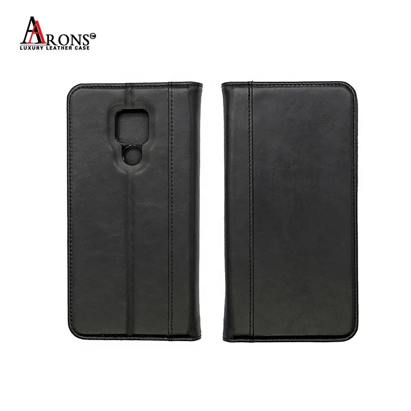 Genuine Leather Folio Wallet Phone Case for Huawei Phone Models - image 2