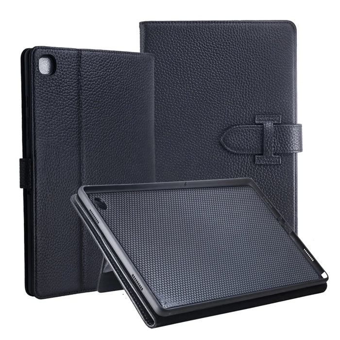 Pebble Leather RFID Anti-EMF Tablet / iPad Case for Samsung Galaxy Tab A Series - image 1