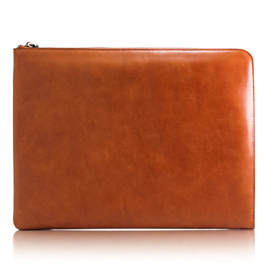 Genuine Leather Zipper Tablet / iPad Case for Custom Tablet Models - image 2