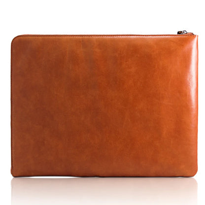 Genuine Leather Waterproof Zipper Tablet / iPad Case for Custom Tablet Models - image 5