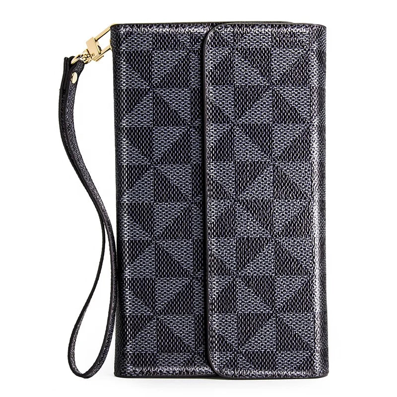 Genuine Leather Wallet Phone Case for Huawei Phone Models / Vertu Custom Models - image 1