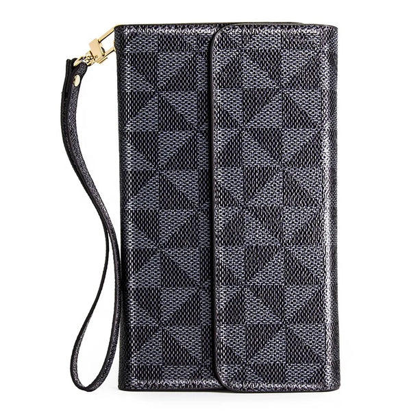 Genuine Leather Wallet Phone Case for Huawei Phone Models / Vertu Custom Models - image 1