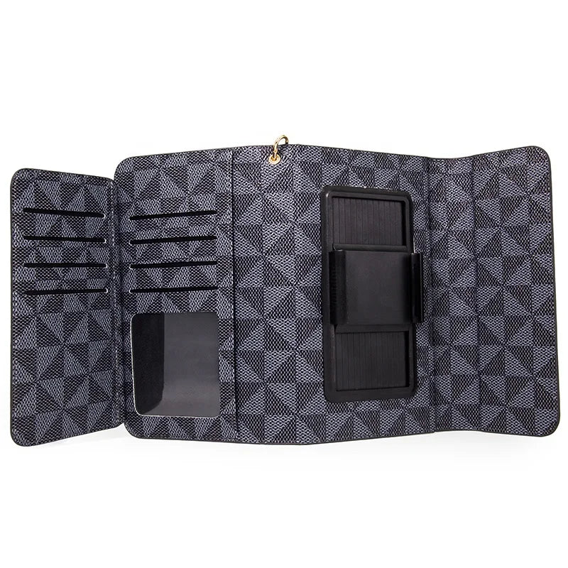 Genuine Leather Wallet Phone Case for Huawei Phone Models / Vertu Custom Models - image 3