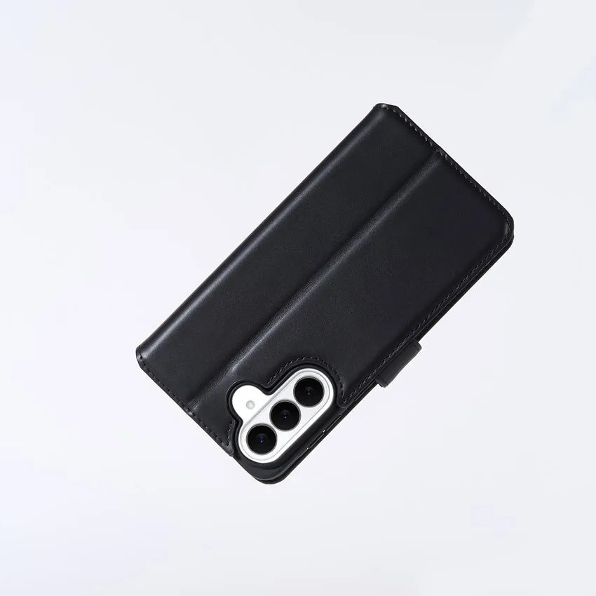 Genuine Leather Folio Wallet Phone Case for Samsung Galaxy S26 Series image 6