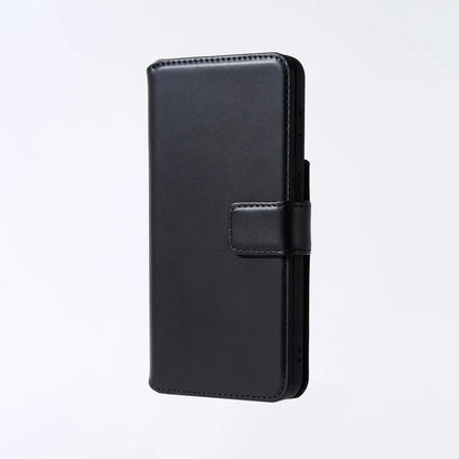 Genuine Leather Folio Wallet Phone Case for Samsung Galaxy S26 Series image 3