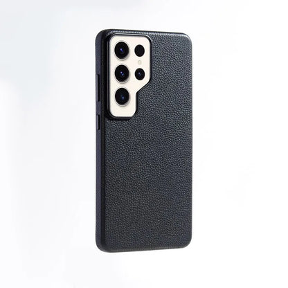 Genuine Leather Shockproof Slim Phone Case for Samsung Galaxy S26 Series - image 2
