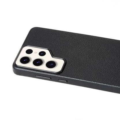 Genuine Leather Shockproof Slim Phone Case for Samsung Galaxy S26 Series - image 3